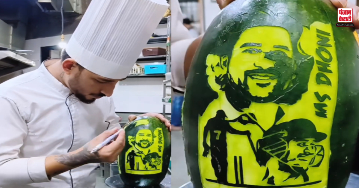 Watermelon M.S Dhoni Picture