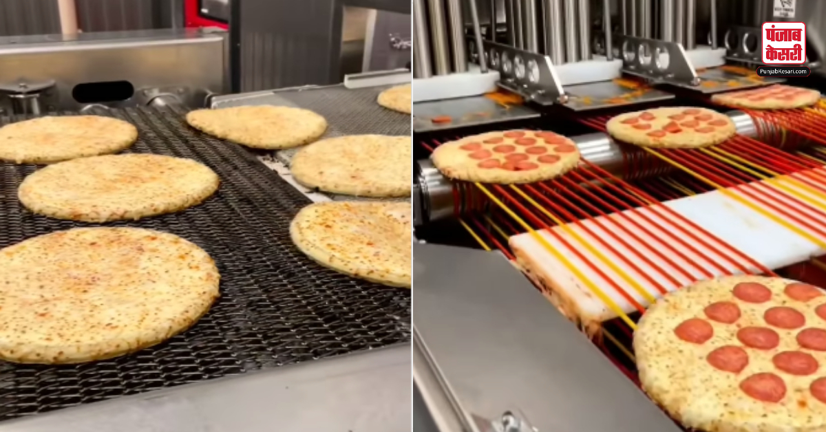 Making Pizza In Factory Viral