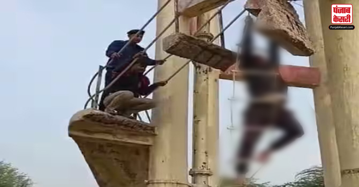 Man climbed on water tank in an intoxicated state