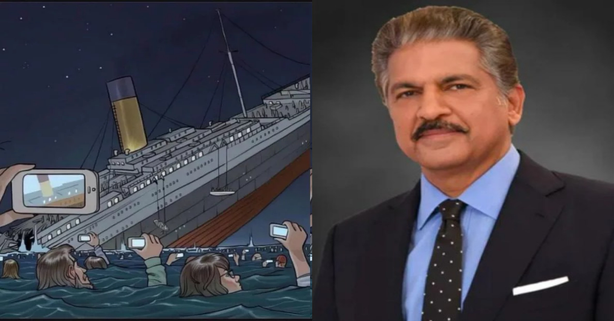 Anand Mahindra Titanic Post