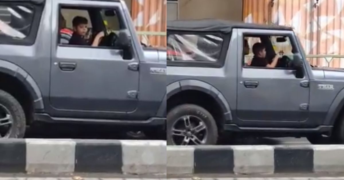 Father Handed Steering Child Video