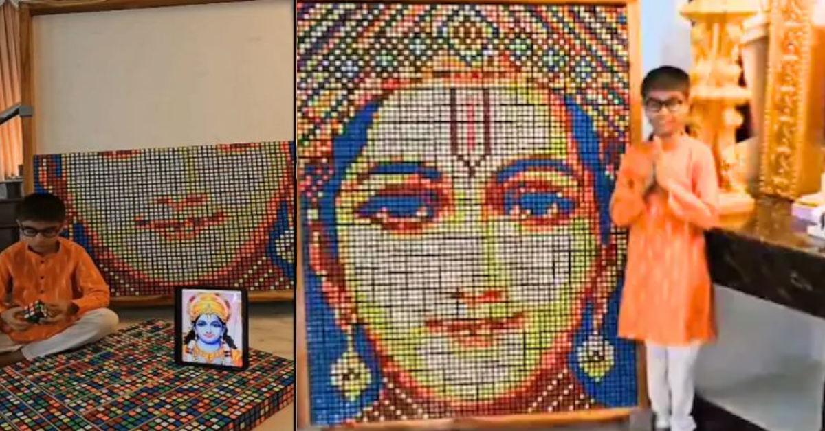 Ram Viral Photo 500 Rubik Cubes