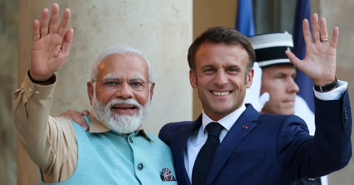 Macron Visit India