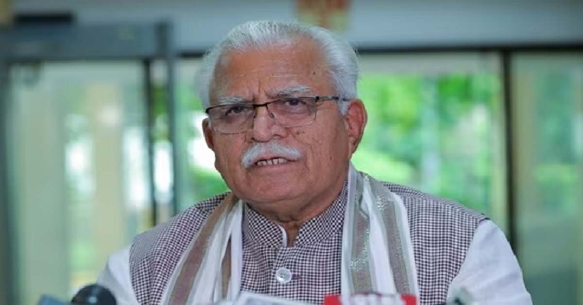 Chief Minister Manohar Lal Khattar