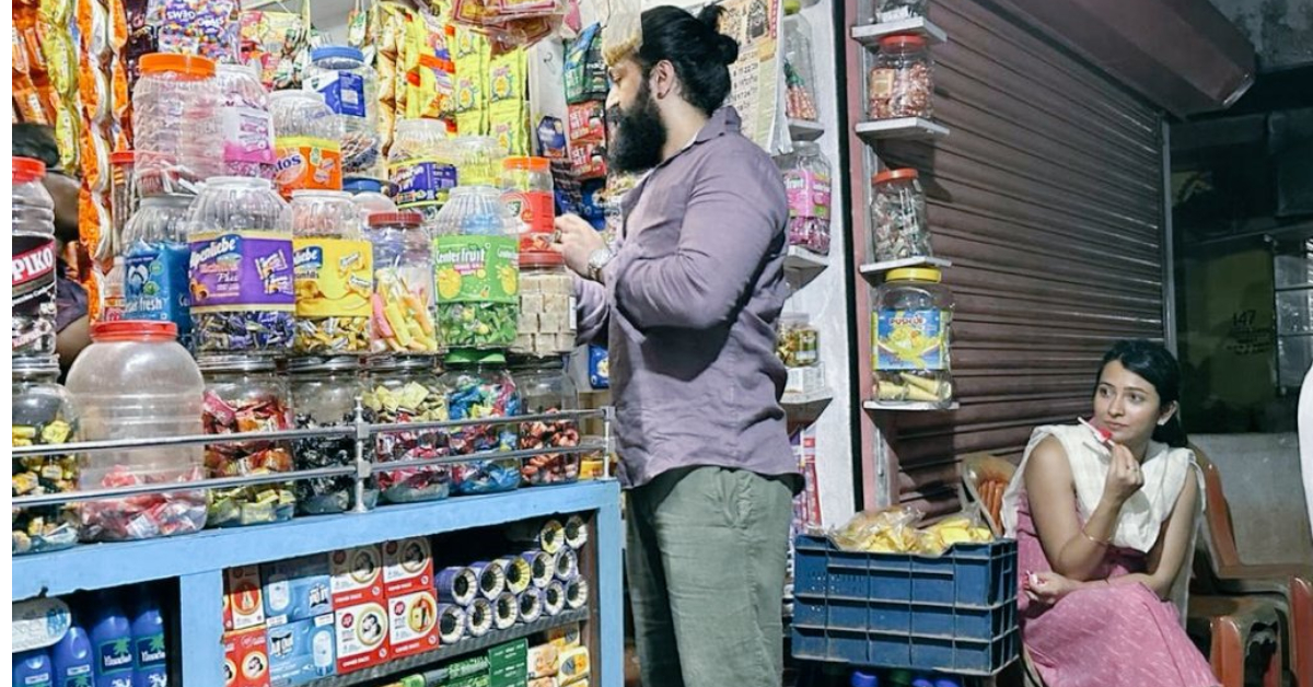 yash buys ice candy form wife radhika in local street shop