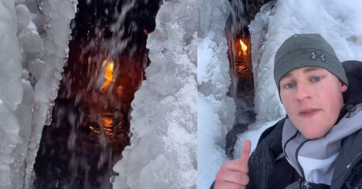 Naturally Occurring Eternal Flame