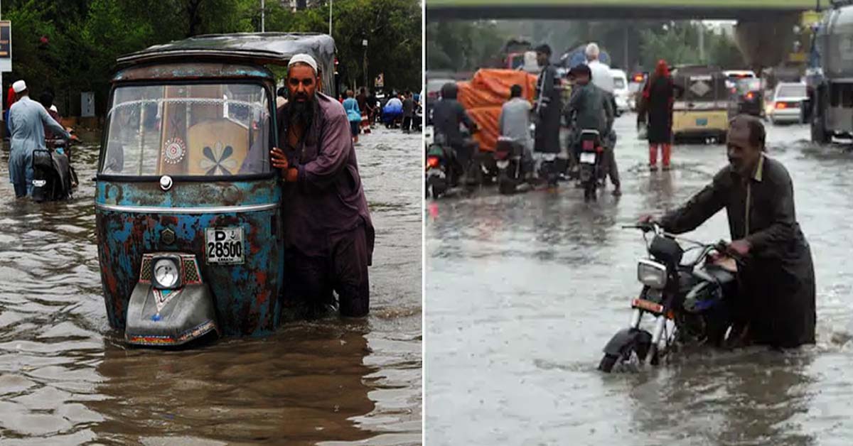 Torrential rain in Pakistan