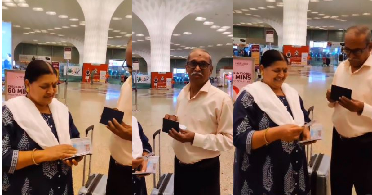 Son planned a secret foreign trip for his parents