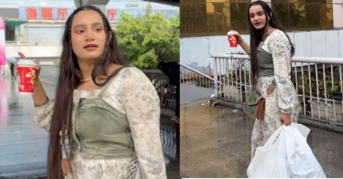 Indian Tourist China Viral Video
