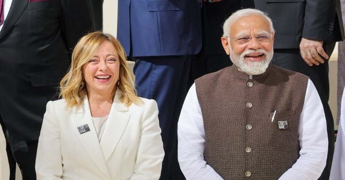 PM Modi and Giorgia Meloni