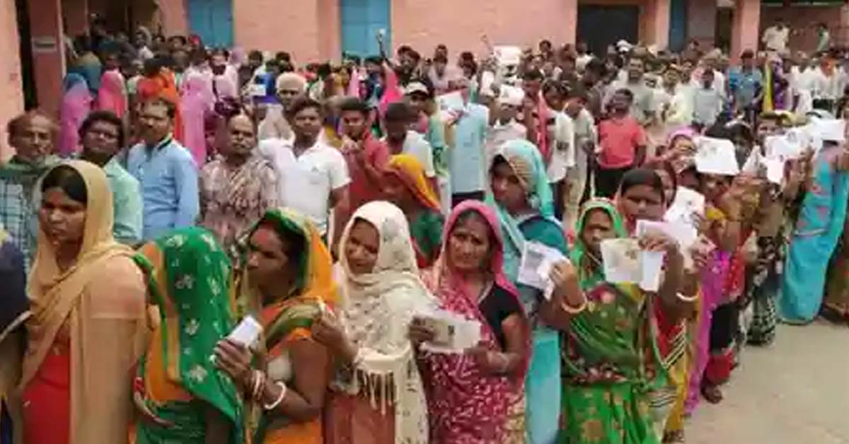 First phase of voting