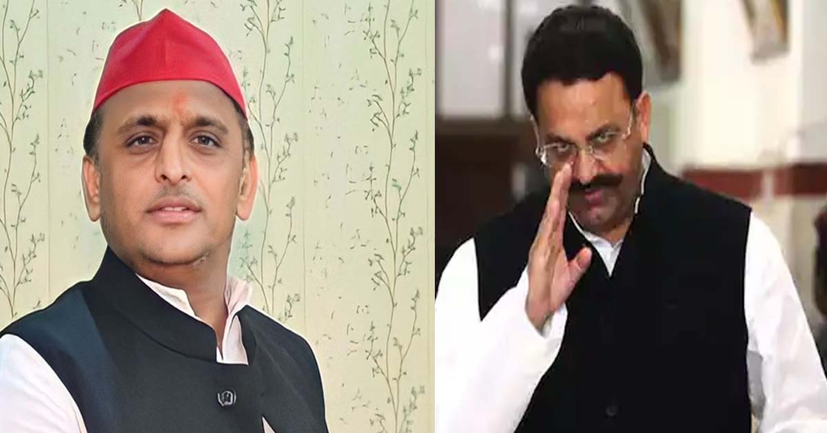 Akhilesh meet Mukhtar Ansari family