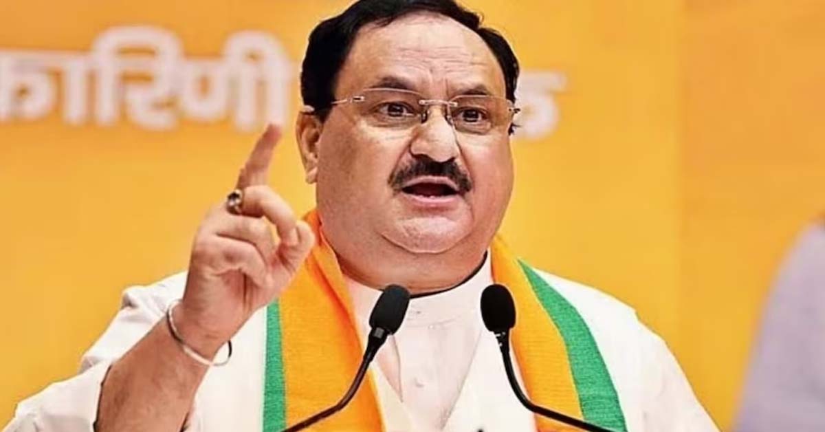 JP Nadda in Tiruchirappalli