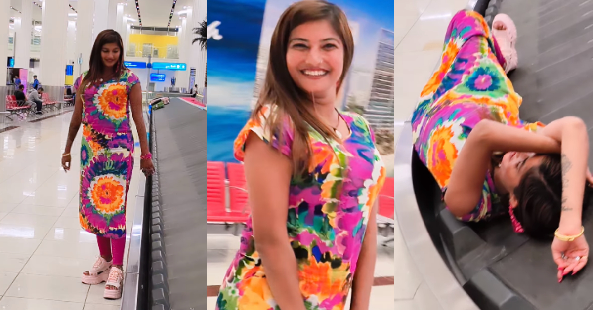 Airport Viral Girl Reel