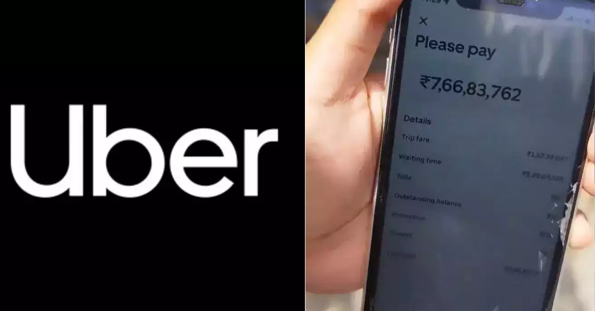 Man Takes Uber Auto For Rs 62 Gets Rs 7.66 Crore Bill