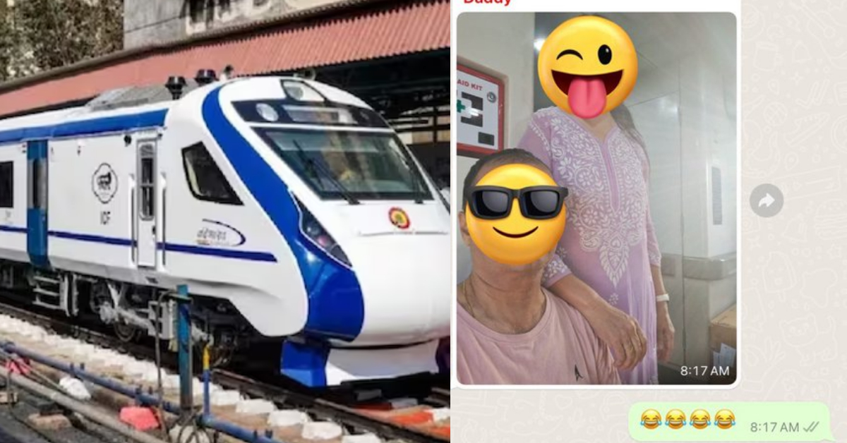 Man gets locked inside Vande Bharat Express while dropping off wife