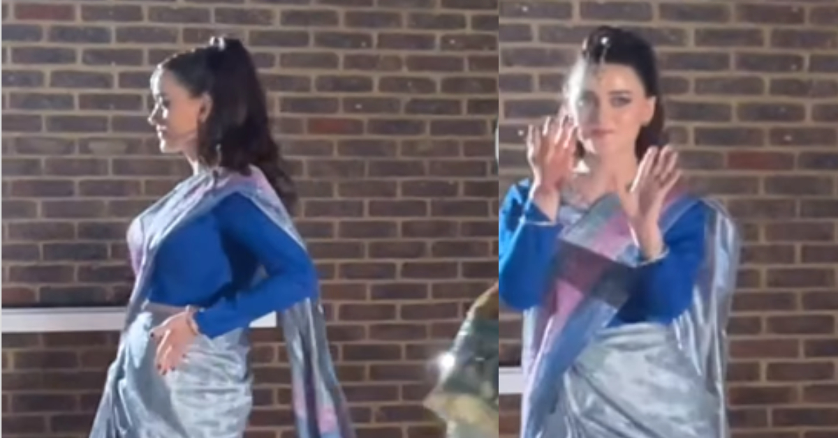 Irish women in saree