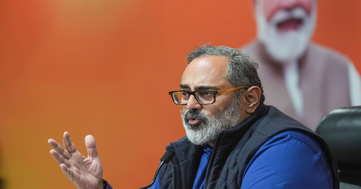 BJP leader Rajeev Chandrasekhar