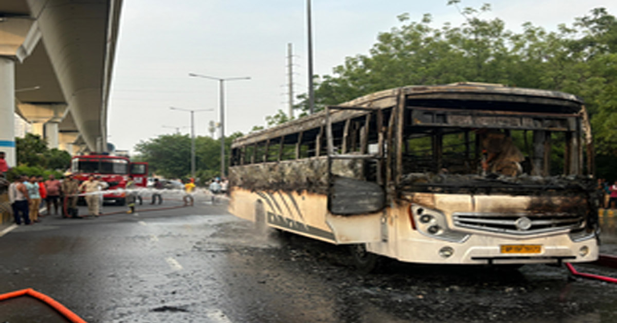 Noida Bus Fire