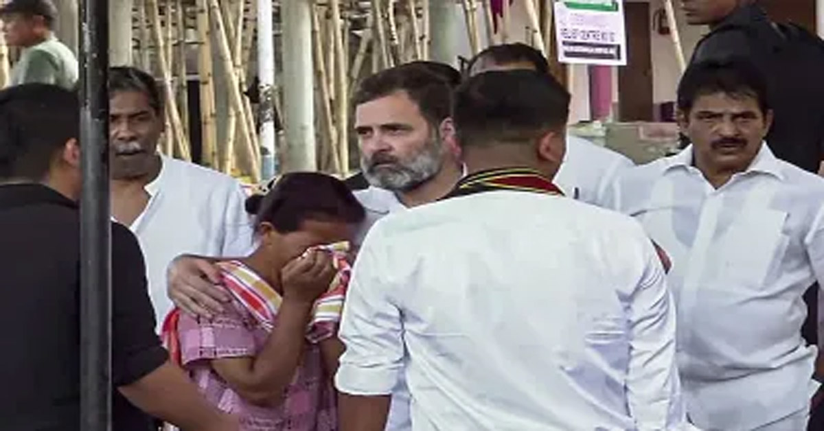 Rahul Gandhi in Manipur