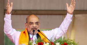 Jammu Kashmir के नौशेरा पहुंचे अमित शाह, समर्थकों ने जताई खुशी