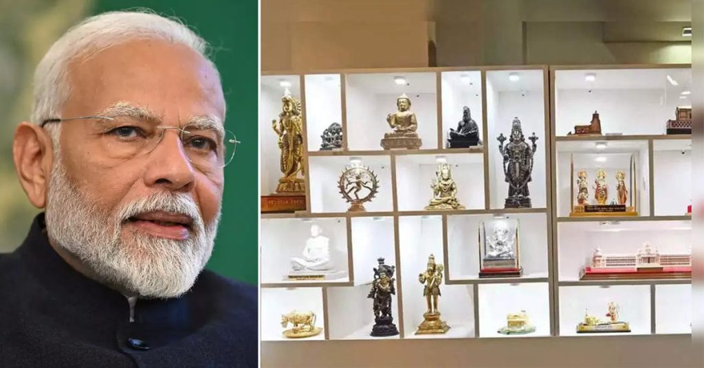 Online auction of souvenirs and gifts received by PM Modi
