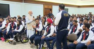पीएम मोदी ने भारतीय पैरा-एथलीटों से की मुलाकात