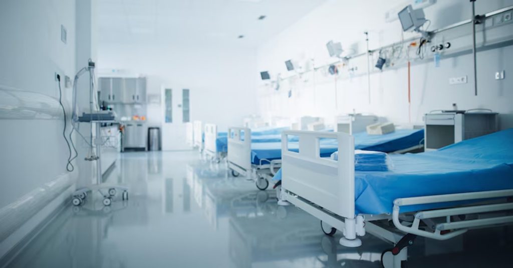 Hospital beds in private hospitals