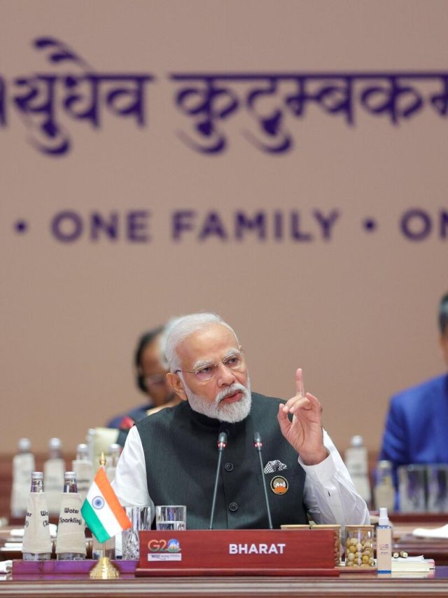 bharat name on PM MOdi NAMEplate in G20