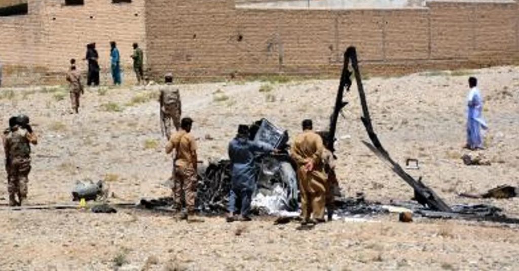 helicopter crash in Pakistan