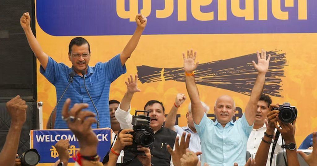 kejriwal road show haryana