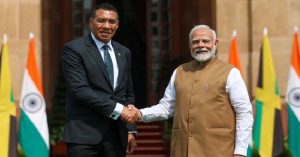 PM Modi ने जमैका के प्रधानमंत्री होलनेस से की मुलाकात, द्विपक्षीय संबंधों पर हुई चर्चा