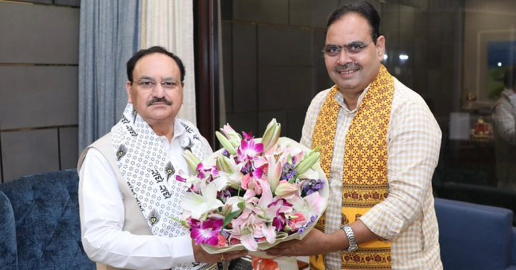 Rajasthan CM Bhajan Lal met the BJP President