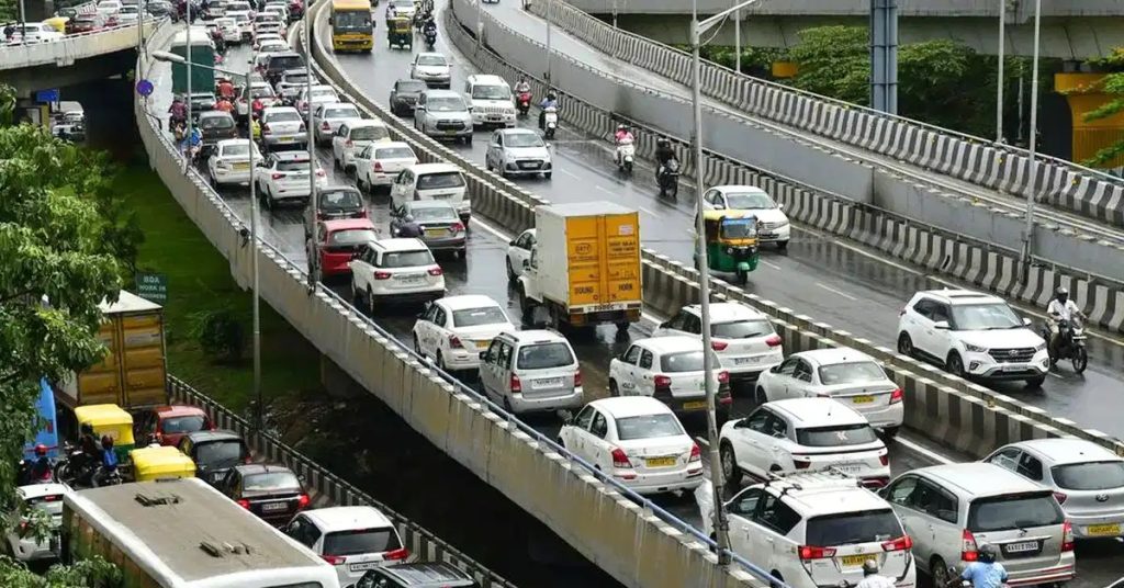 Delhi flyover