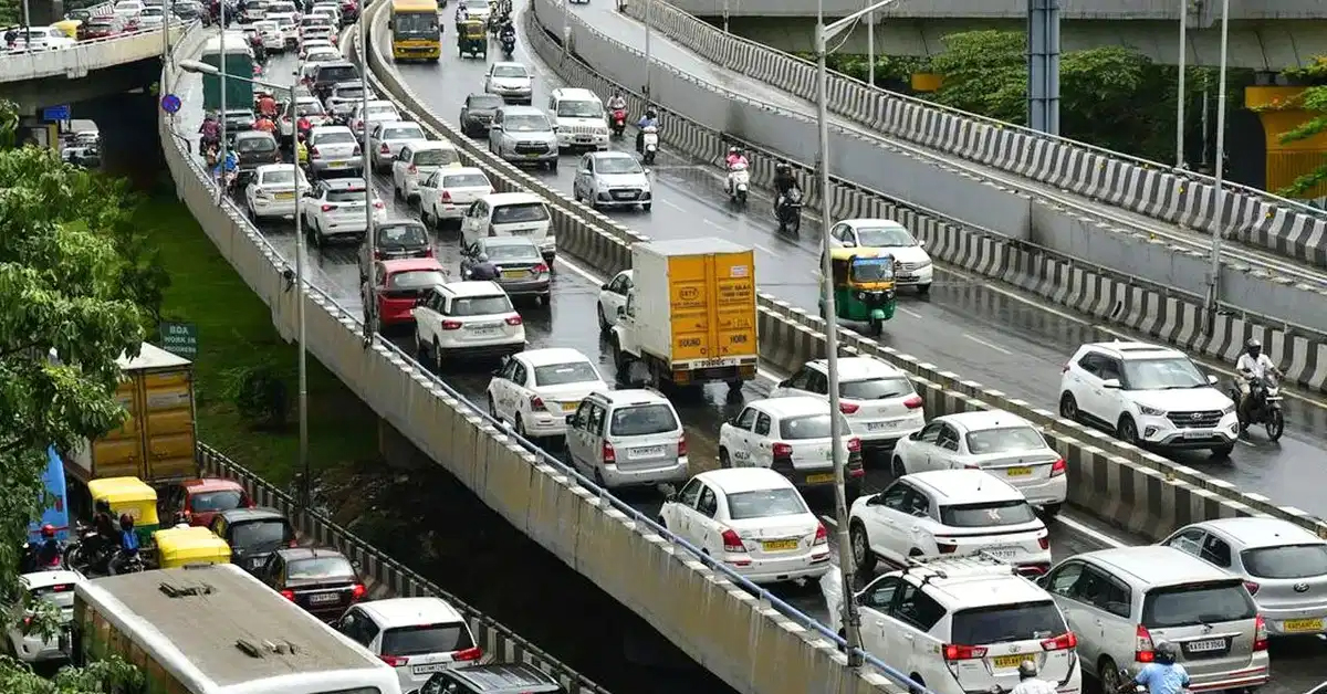 Delhi flyover