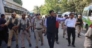 Assembly polls मतगणना से पहले जम्मू-कश्मीर के उधमपुर में   कड़ी सुरक्षा