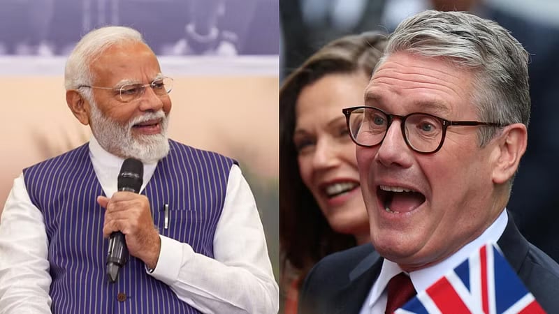 1363851 deccanherald2024 0729aea1f9 7ae8 4019 b2d2 a0b3448fdf6fPM Narendra Modi UK PM Keir Starmer. Credit PTI Reuters Photos
