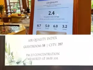 Delhi Pollution : होटल ने शुरू किया साफ़ हवा का बिज़नेस , इंटरनेट पर लोगों ने दिखाई प्रतिक्रिया