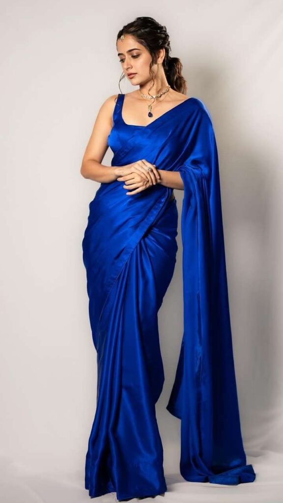 1368596 Royal BLue Saree