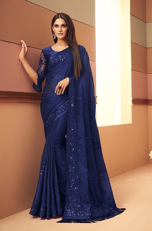 1374849 Blue Sarees