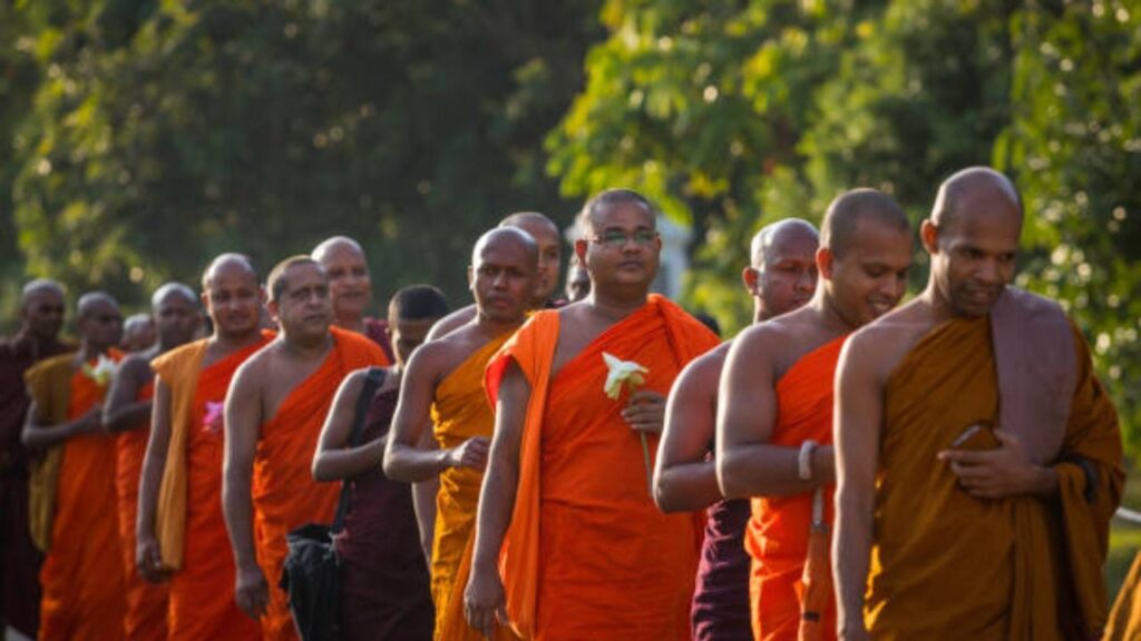 1377011 Over 1200 Buddhist monks from across world gather in Odisha to attend first Guru Padmasambhava chanting event