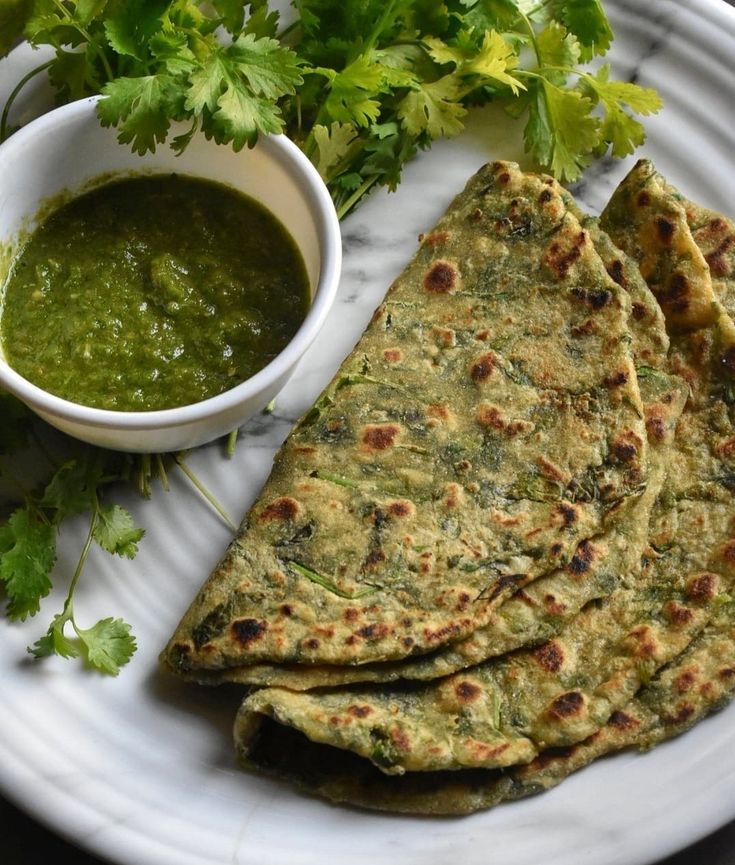 1377049 Palak Paratha Recipe