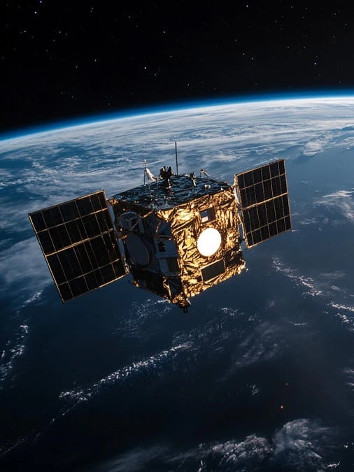 1377853 spadex mission docking in space 235232367