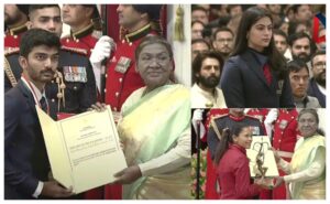 मेजर ध्यानचंद खेल रत्न अवॉर्ड 2024 के चार भारतीय खिलाड़ियों को सम्मानित किया गया