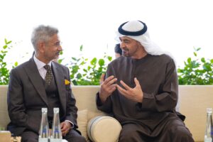 विदेश मंत्री एस जयशंकर ने UAE के राष्ट्रपति से की मुलाकात, व्यापक रणनीतिक साझेदारी पर चर्चा की