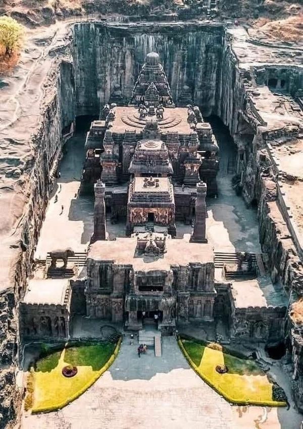 1380815 Archaeology Civilizations Kailasa Temple Was Carved Out of One Rock from the Top Down Facebook
