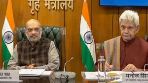 जम्मू-कश्मीर पर अमित शाह ने की उच्च स्तरीय  समीक्षा बैठक