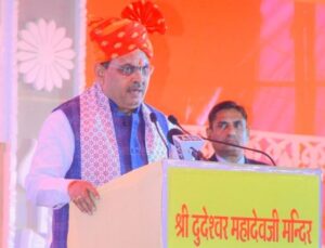 CM भजनलाल शर्मा ने दूधेश्‍वर महादेव मंदिर के प्राण प्रतिष्ठा समारोह में लिया हिस्सा