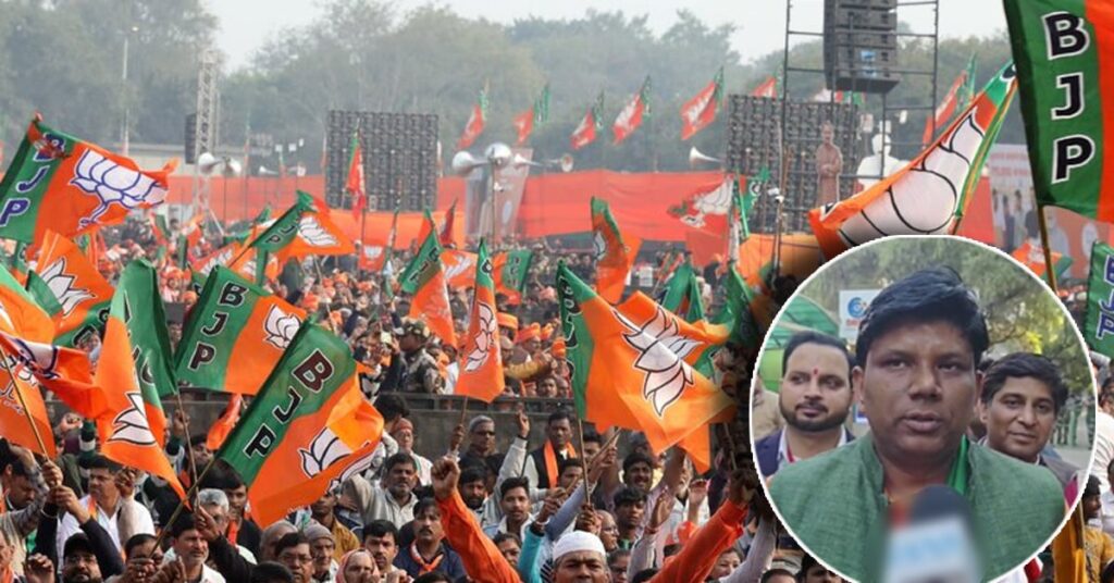 1382339 BJP candidate Gajendra Singh Yadav