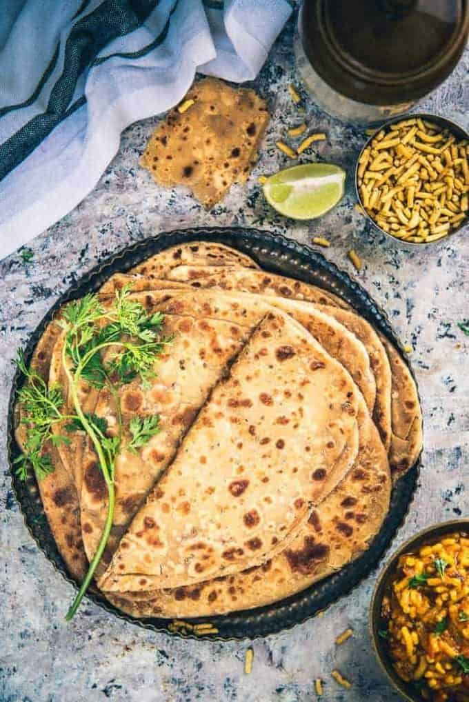 1382745 Ajwain Paratha Carom Seeds Flatbread